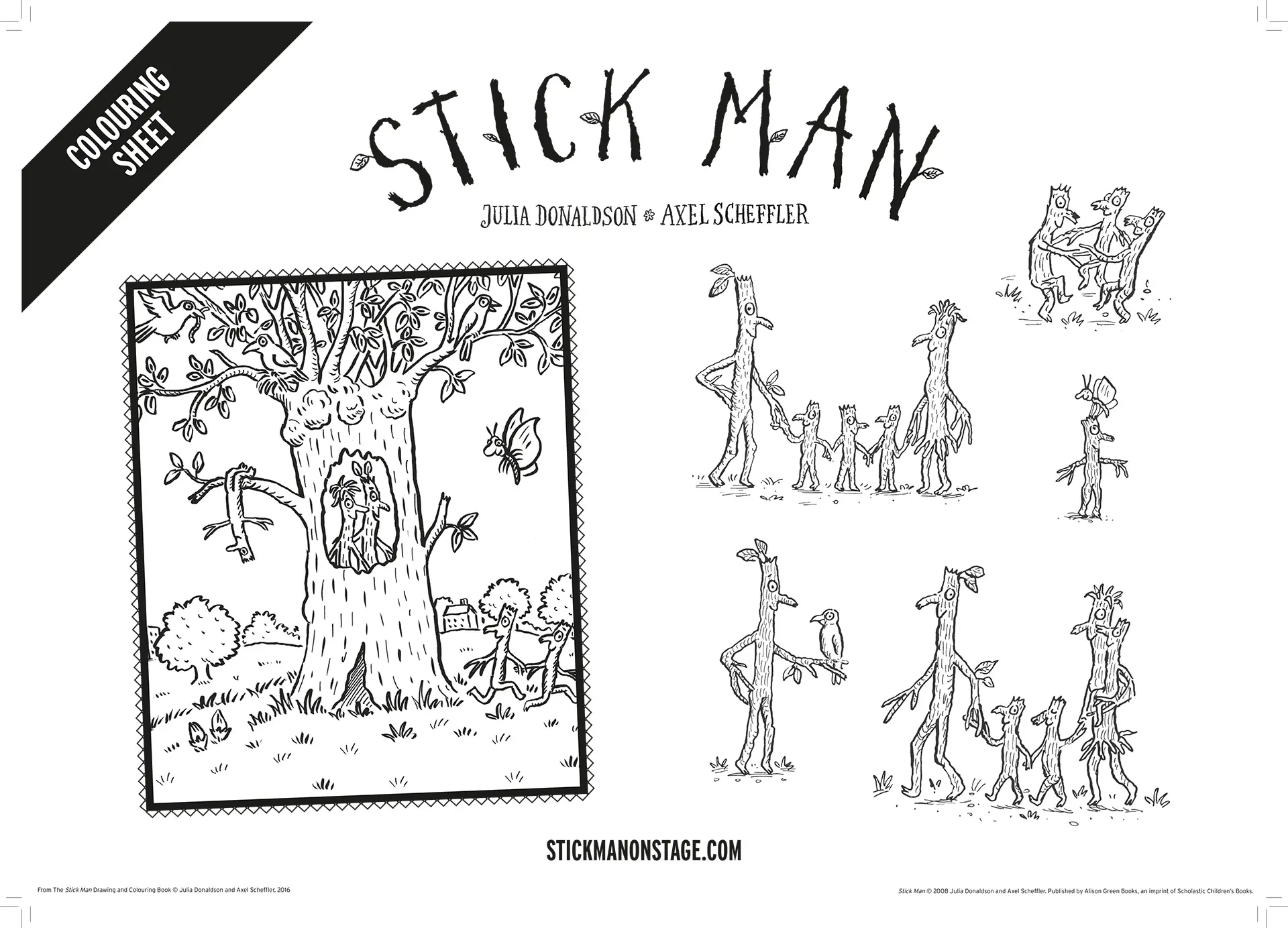 Stick Man Educational pack poster