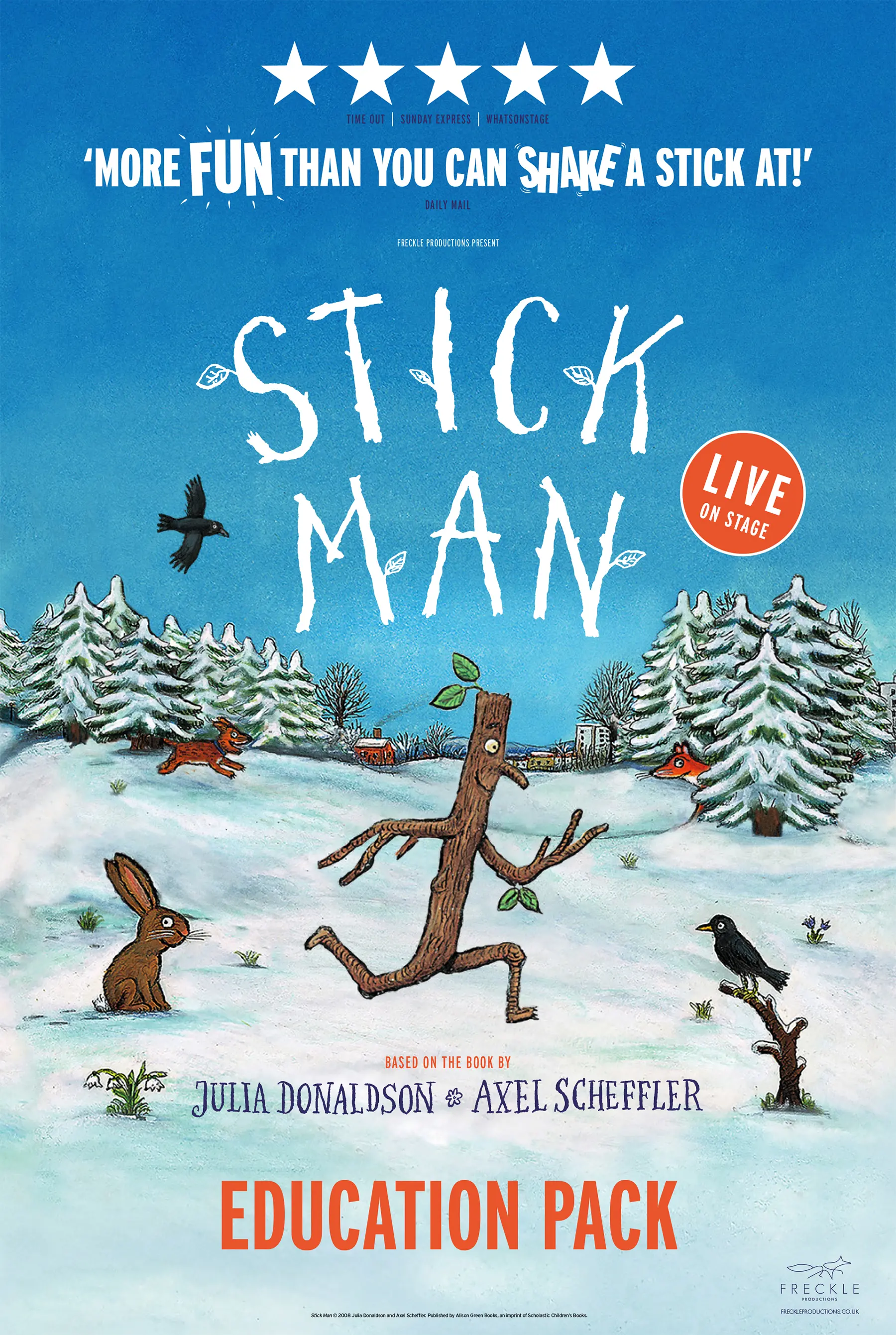 Stick Man Educational pack poster