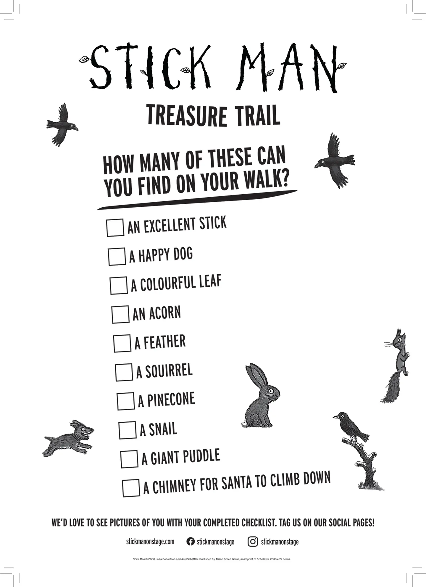 Stick Man Educational pack poster