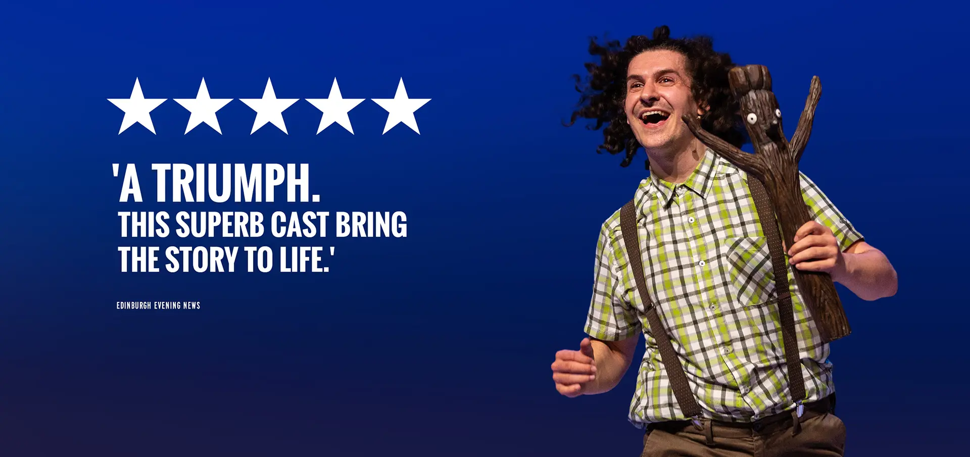 5 star Edinburgh Evening news quote