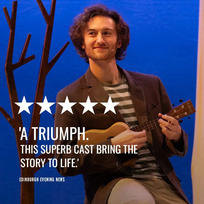 5 star Edinburgh Evening news quote square