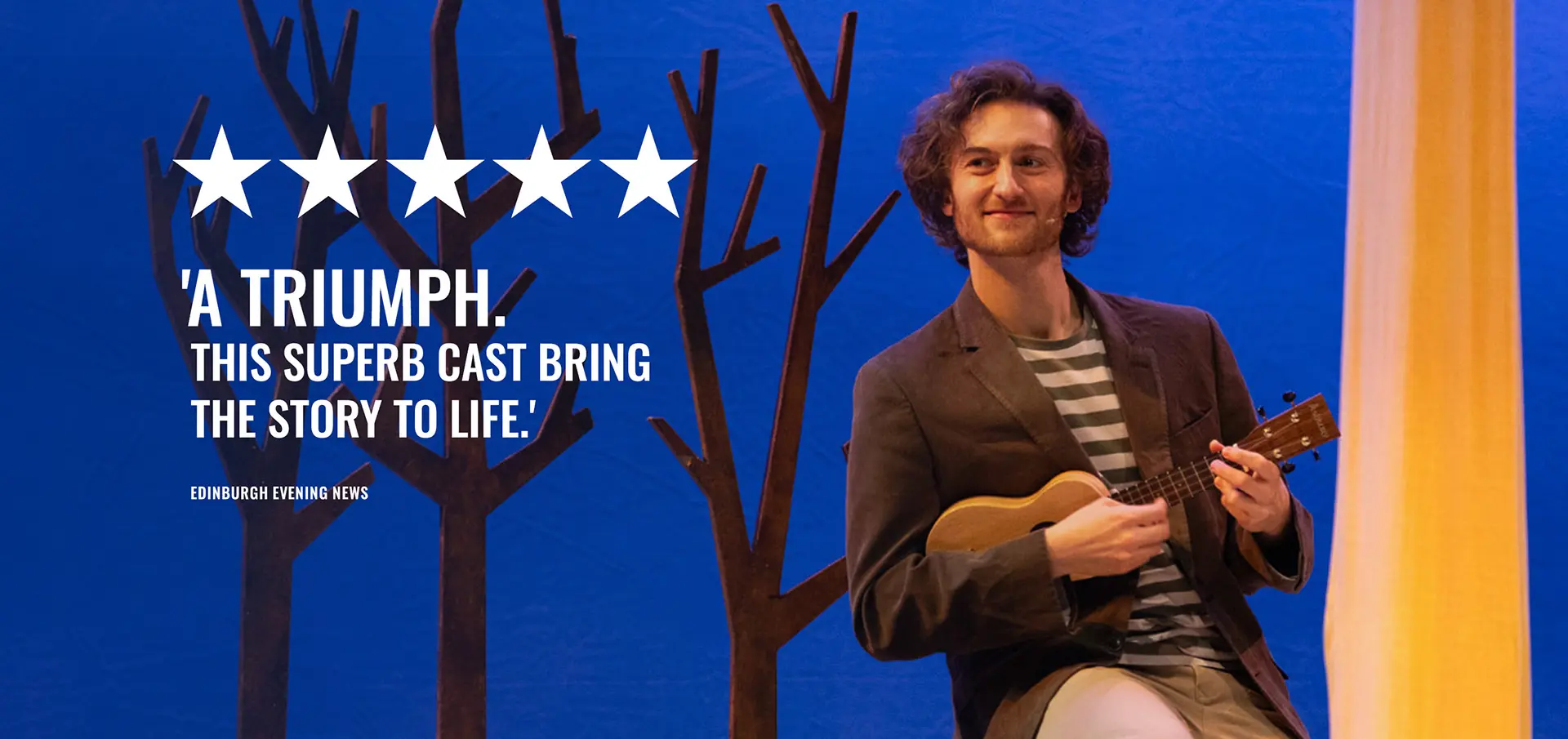 5 star Edinburgh Evening news quote